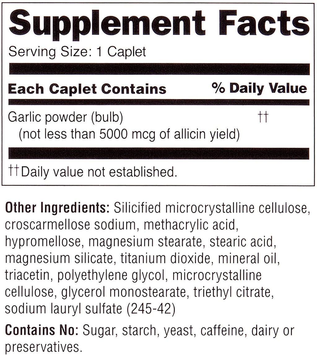 Garlique Caplets 30 Tablets (Pack of 6) T39080