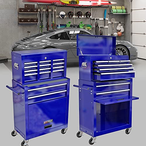 5-Drawer Rolling Tool Cart with Wheels, Black V51953