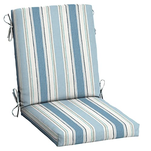 ARDEN Outdoor Dining Chair Cushion 20 x 20 in Weather-Proof Fade Resistant Sapphire Blue J523