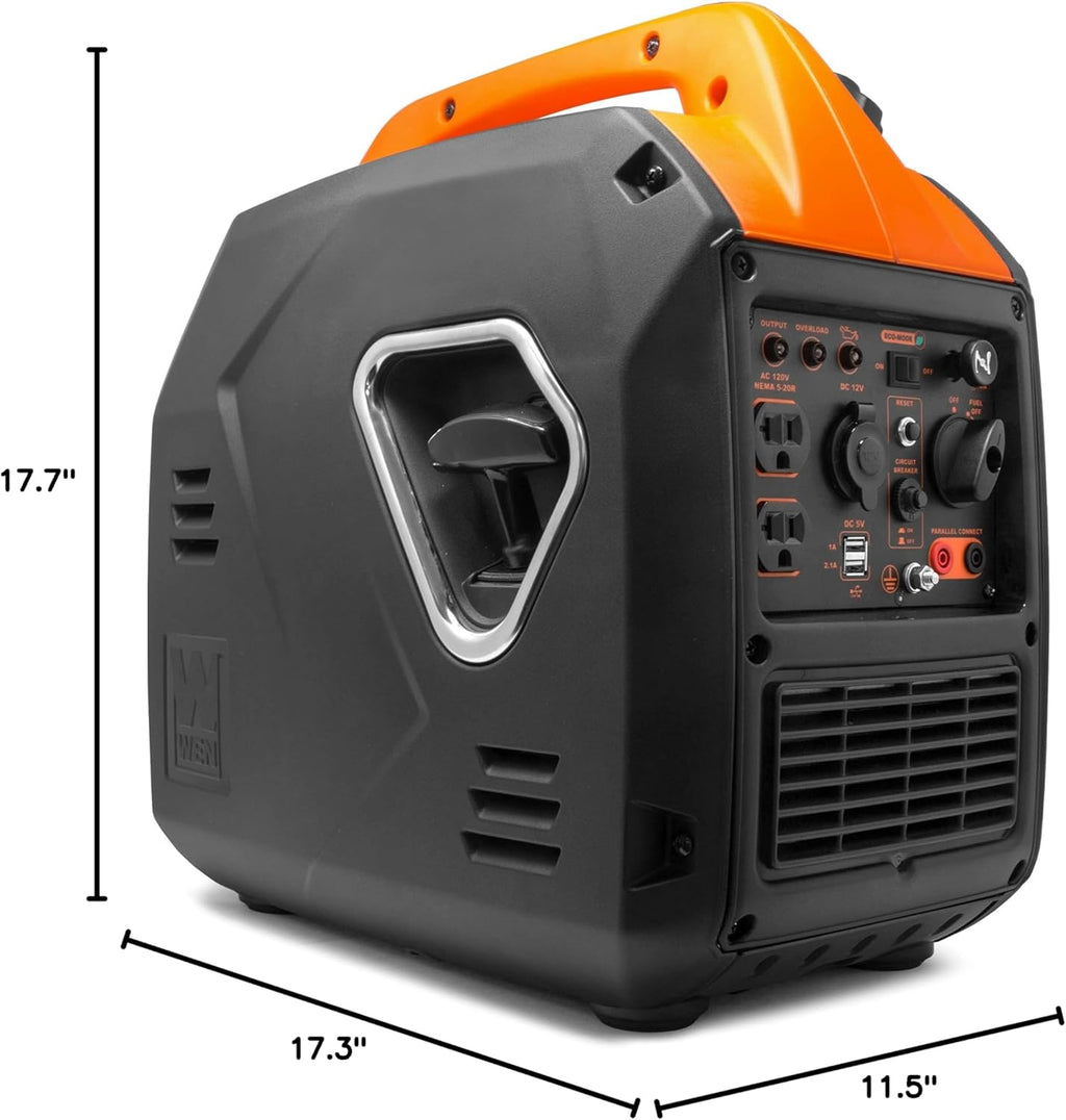 WEN 56203i 2000-Watt Portable Inverter Generator, CARB Compliant N338387