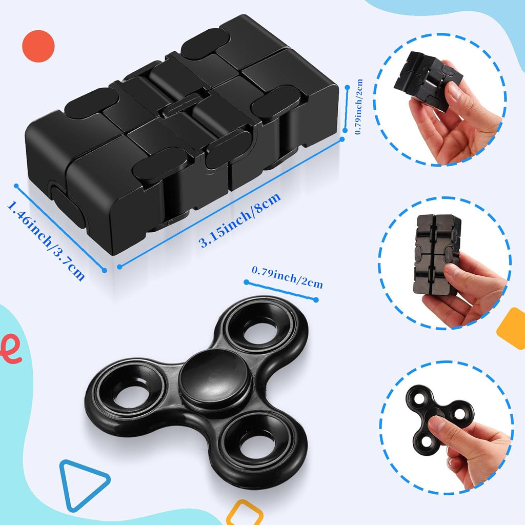 7Pack Fidget Toys Set Sensory Pack for Kids Adults Autism ADHD Stress Relief P44477
