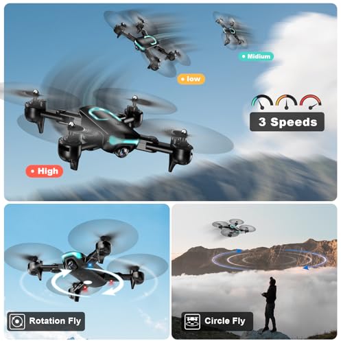 Foldable Drone with 1080P Camera for Beginners B242
