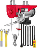VEVOR Electric Hoist, 2200 lbs Lifting Capacity, 1600W 110V Electric Steel Wire Winch with Wireless Remote Control, 40ft Single Cable Lifting Height & Pure Copper Motor, for Garage Warehouse Factory