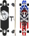 Long Board Skateboard for Adults Teenagers Kids Ages 6-12 Adults Men Women Complete Skateboard Cruiser for Cruising Carving Free-Style and Downhill 41 includes High-Speed Bearings & T-Tool