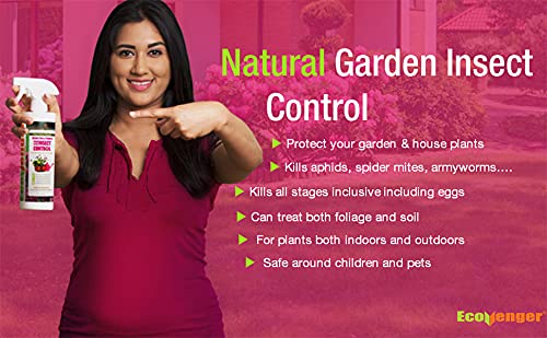 EcoVenger Garden Insect Control 16OZ, Plant Extract Based, Indoor & Outdoor V858