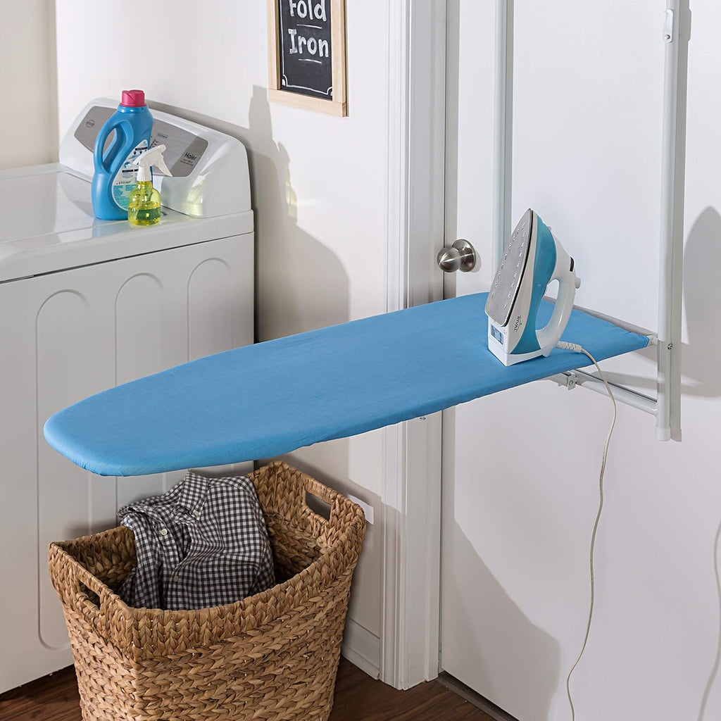 Honey-Can-Do Door Hanging Ironing Board 47" x 17", White J3467