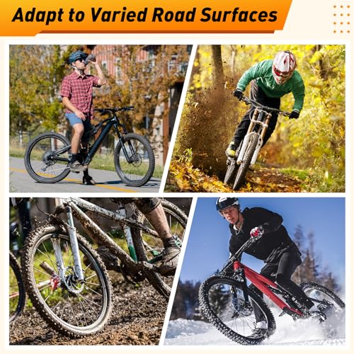 Bike Tire Replacement Kit 24/26x1.95 Folding MTB Tires with Tubes and Levers L262165