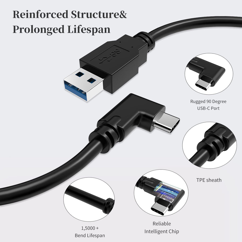 Link Cable for Oculus Quest 3/Quest 2, USB 3.0 to USB C, 16FT N90443