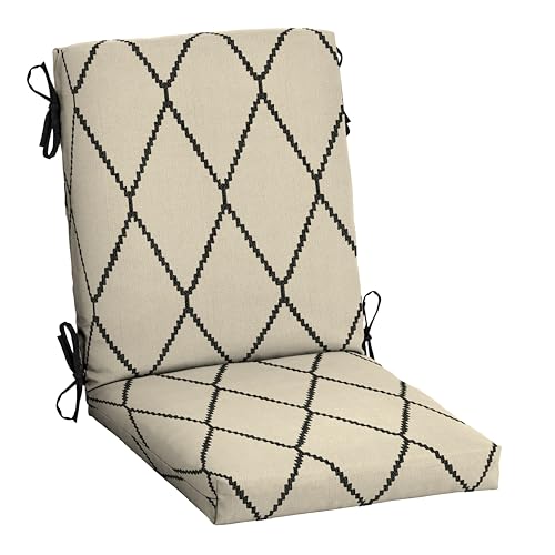 ARDEN Outdoor Dining Chair Cushion 20 x 20 in Weather-Proof Fade Resistant Sapphire Blue J523