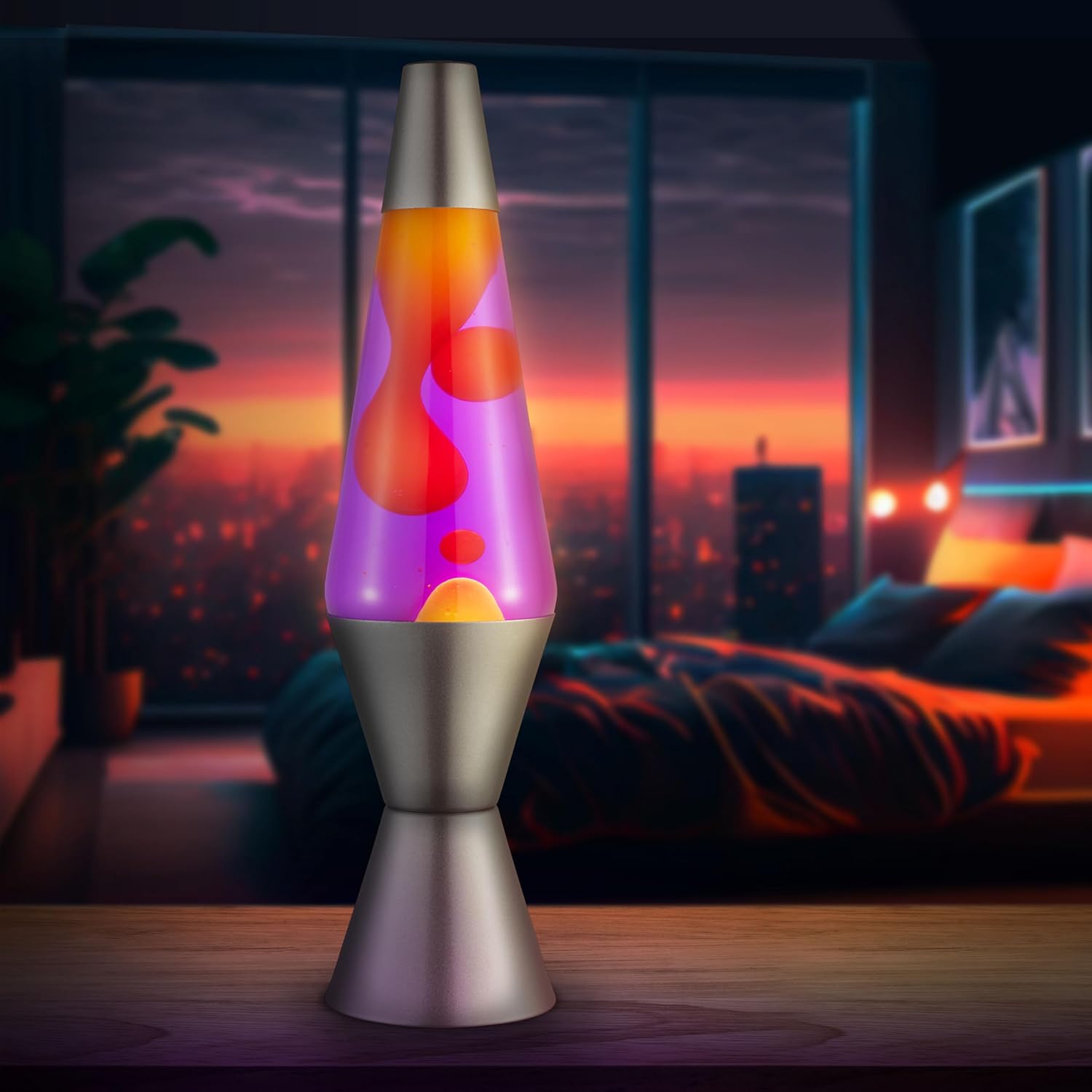 Lava® Lamp 14.5" Purple Sunset Motion Light Q19429