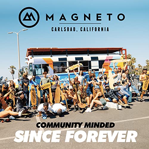 Magneto Complete Skateboard 27.5" Canadian Maple Double Kick Deck for Kids, Teens & Adults P392415