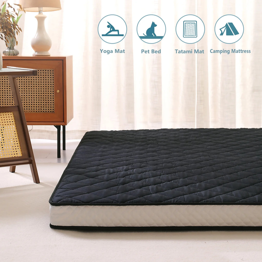 SLSY Futon Mattress, Extra Thick Padded Japanese Floor Mattress N509