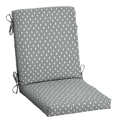 ARDEN Outdoor Dining Chair Cushion 20 x 20 in Weather-Proof Fade Resistant Sapphire Blue J523