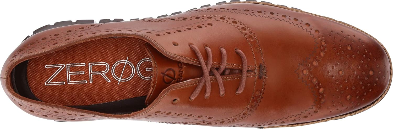 Cole Haan Men's Zerogrand Wing OX Oxford, British Tan Leather, 10.5 M US X2874