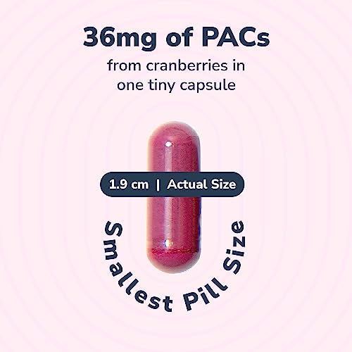 Utiva Cranberry PACs 36mg – Urinary Tract Health Supplement, 30 Vegi Capsules Q2669
