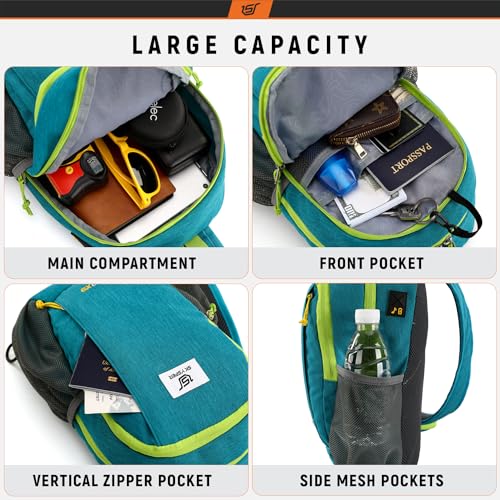 SKYSPER Sling Backpack with RFID Pocket Lightweight Crossbody Bag X745
