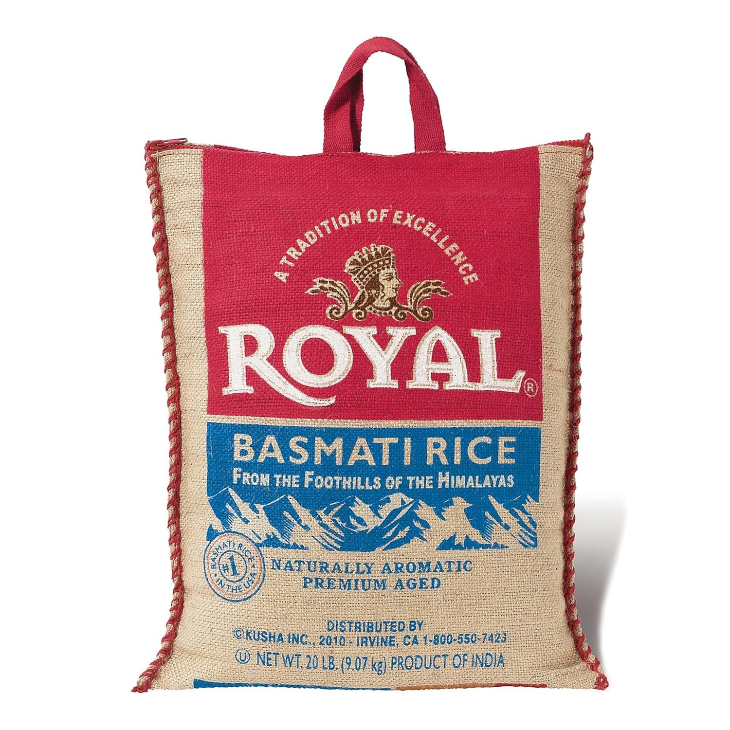 Royal Basmati Rice (20 Lbs.) Wholesale, Cheap, Discount, Bulk (1 - Pack)