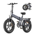 ENGWE Electric Bike for Adults, Foldable 1125W Peak Motor Ebike, 28Mph 80Miles Commuter E Bike with 52V 13AH Removable Battery, 20" x 3.0 Fat Tire Folding Electric Bicycle