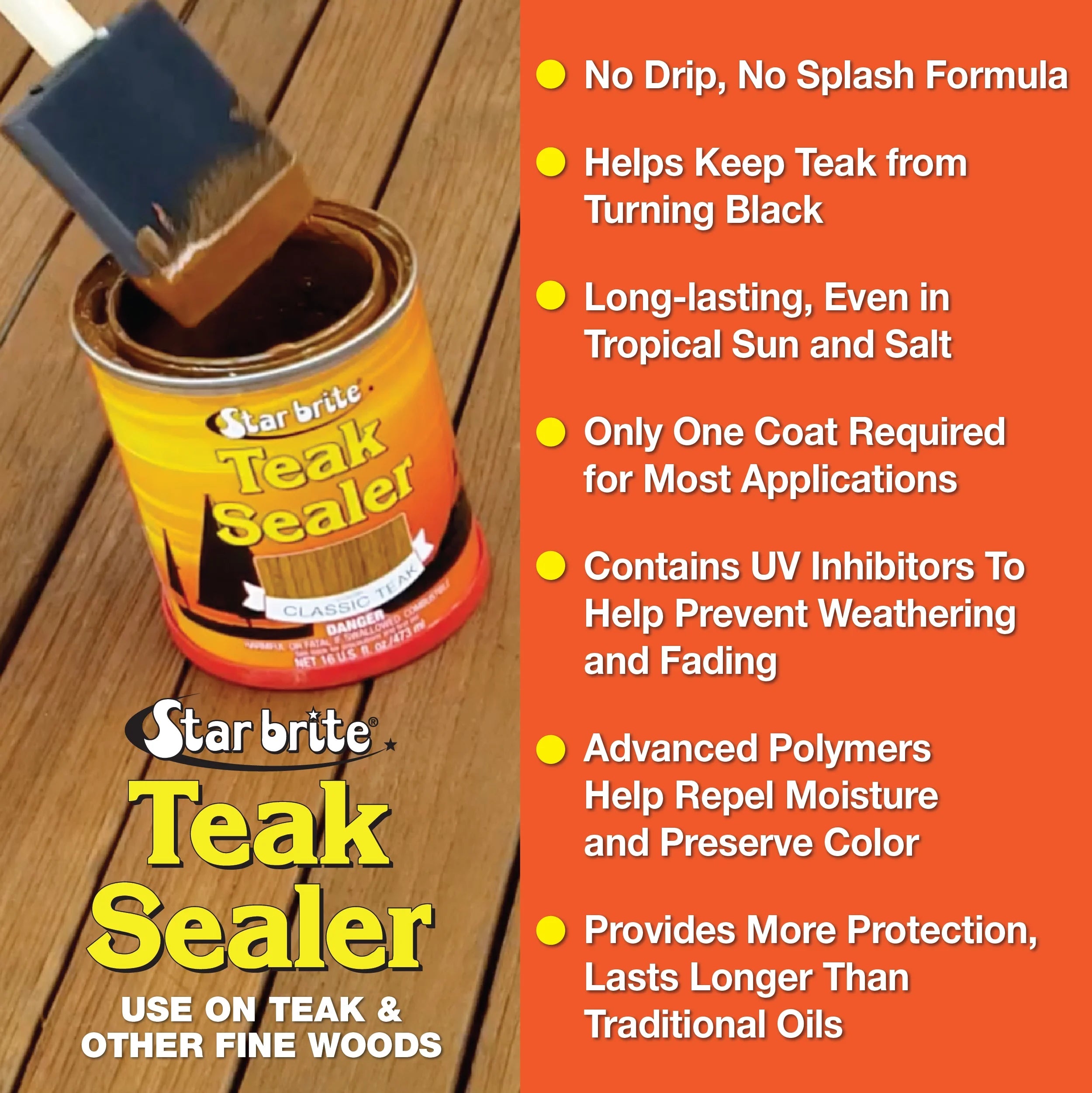 STAR BRITE Teak Sealer Classic 32 OZ T959