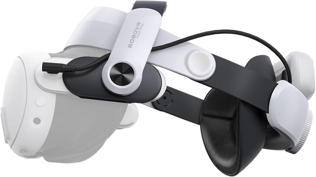 BOBOVR M3 Pro Battery Pack Head Strap Accessories, Compatible with Meta Quest 3,Reduce Facial Stress,Magnetic Battery Swap Design