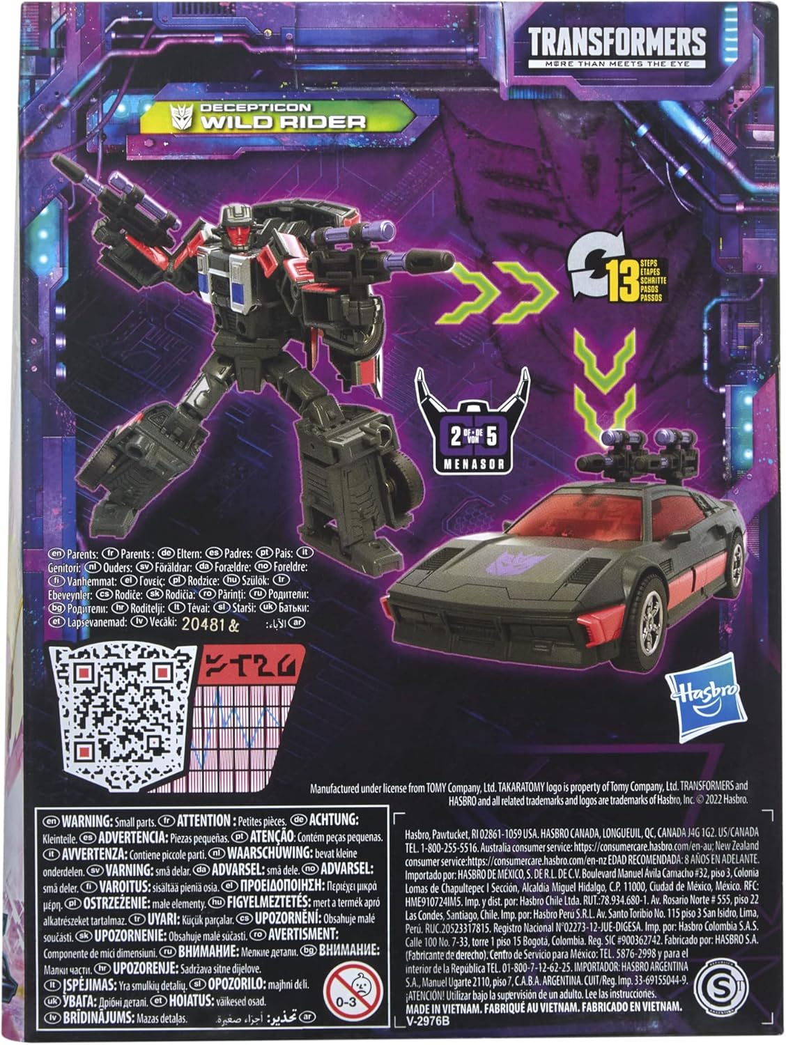 Transformers Generations Legacy Deluxe Decepticon Wild Rider Action Figure 5.5-inch Q6073
