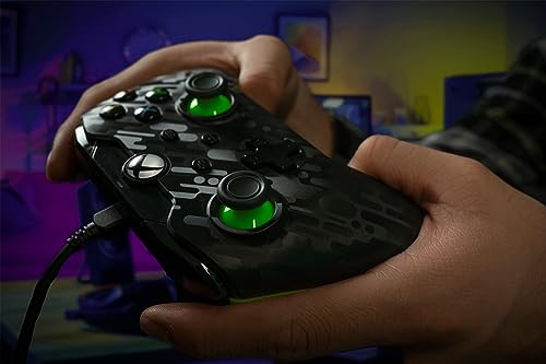 PDP Wired Xbox Game Controller for Xbox Series X|S/Xbox One, Fuse Black/Pink M73985