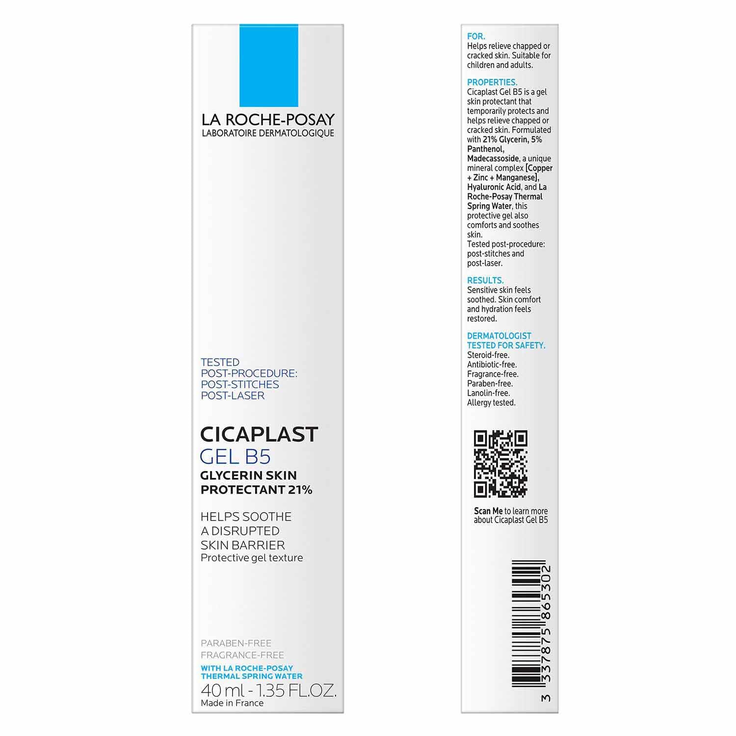 La Roche-Posay Cicaplast Gel B5 Protective Repair Gel, 1.35 Fl Oz H444559