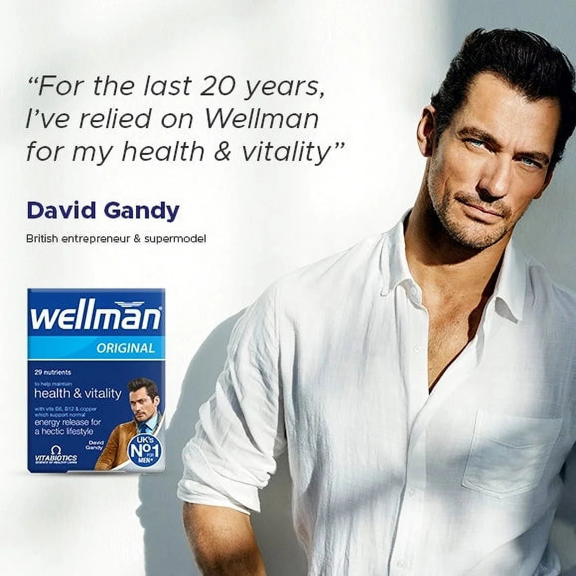 Wellman Men's Original 30 Tablets Imported by Sentogo A24108