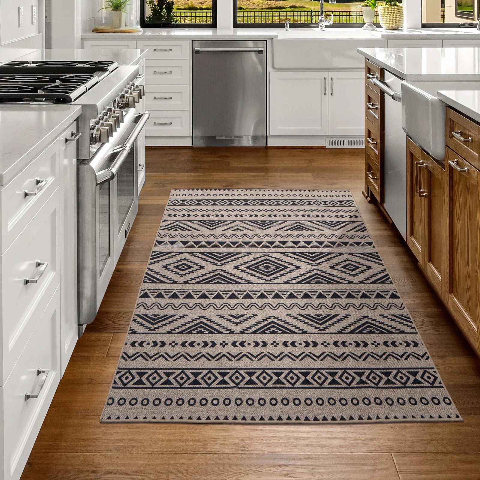6x9 Washable Non-Slip Area Rug for Bedroom Living Room X1123