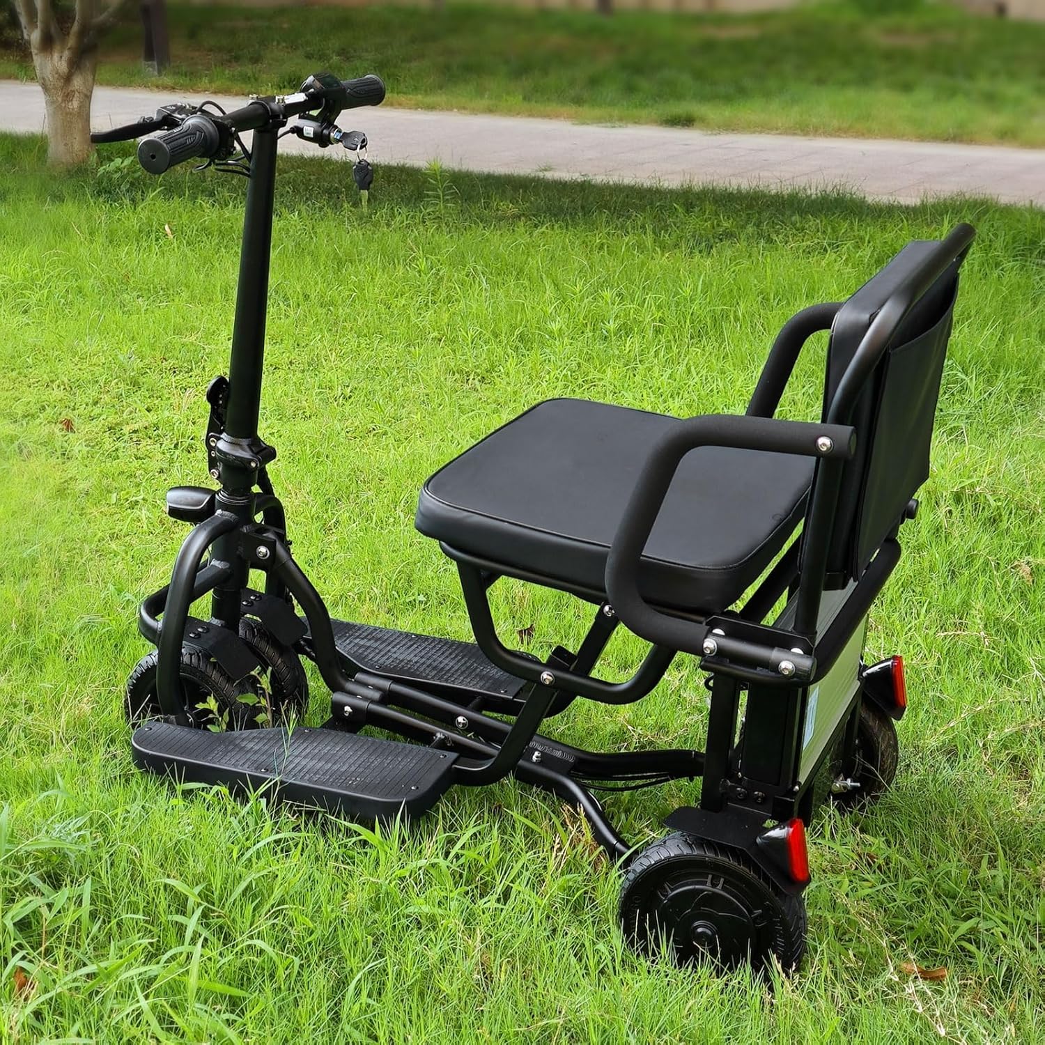 Folding Mobility Scooter for Adults, Dual Front Wheels, Airline Approved O460196