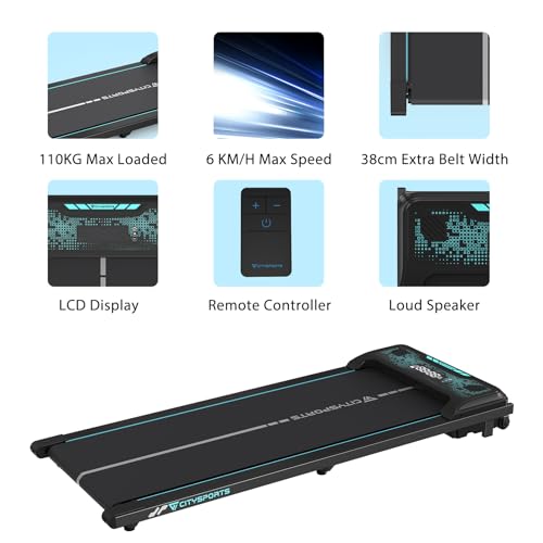 CITYSPORTS Under Desk Treadmill, Portable Walking Pad for Home W3670