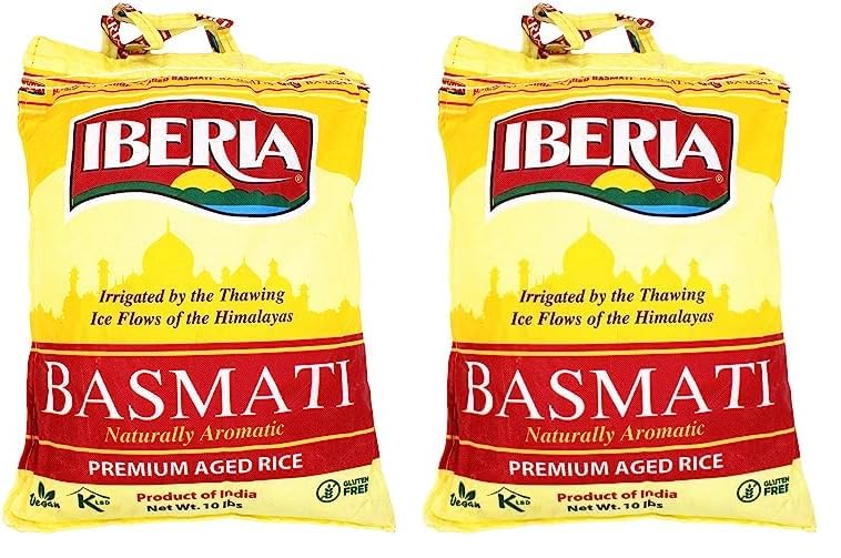 Iberia Premium Aged Indian Basmati Rice, 15 Pounds