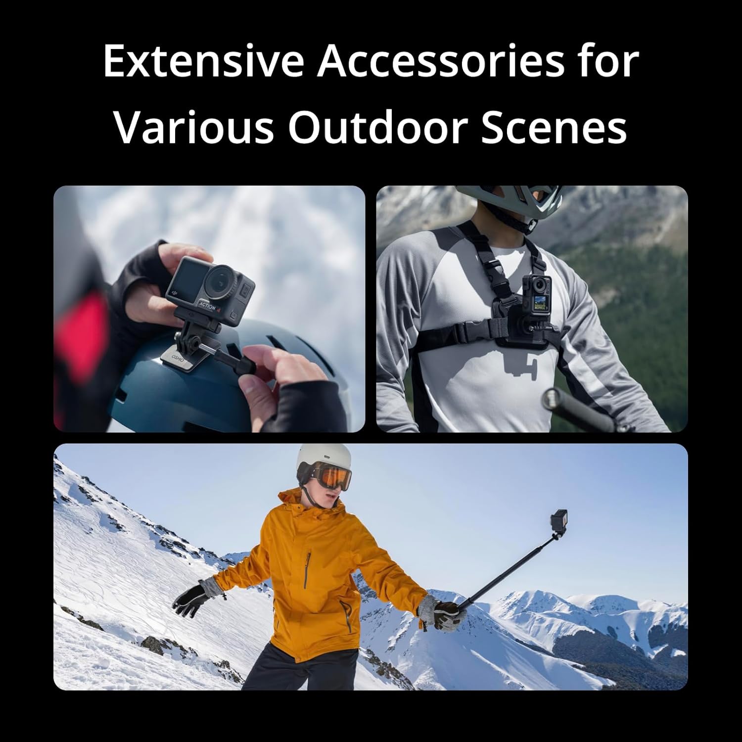 DJI Osmo Action 4 Adventure Combo Waterproof Bundle with Accessory Kit M33493