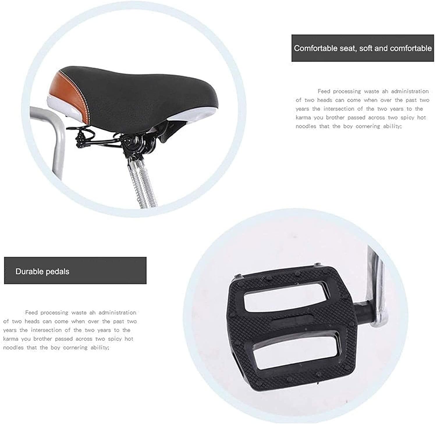 Adult Tricycle 3 Wheel Bike for Adults with Large Basket I38416