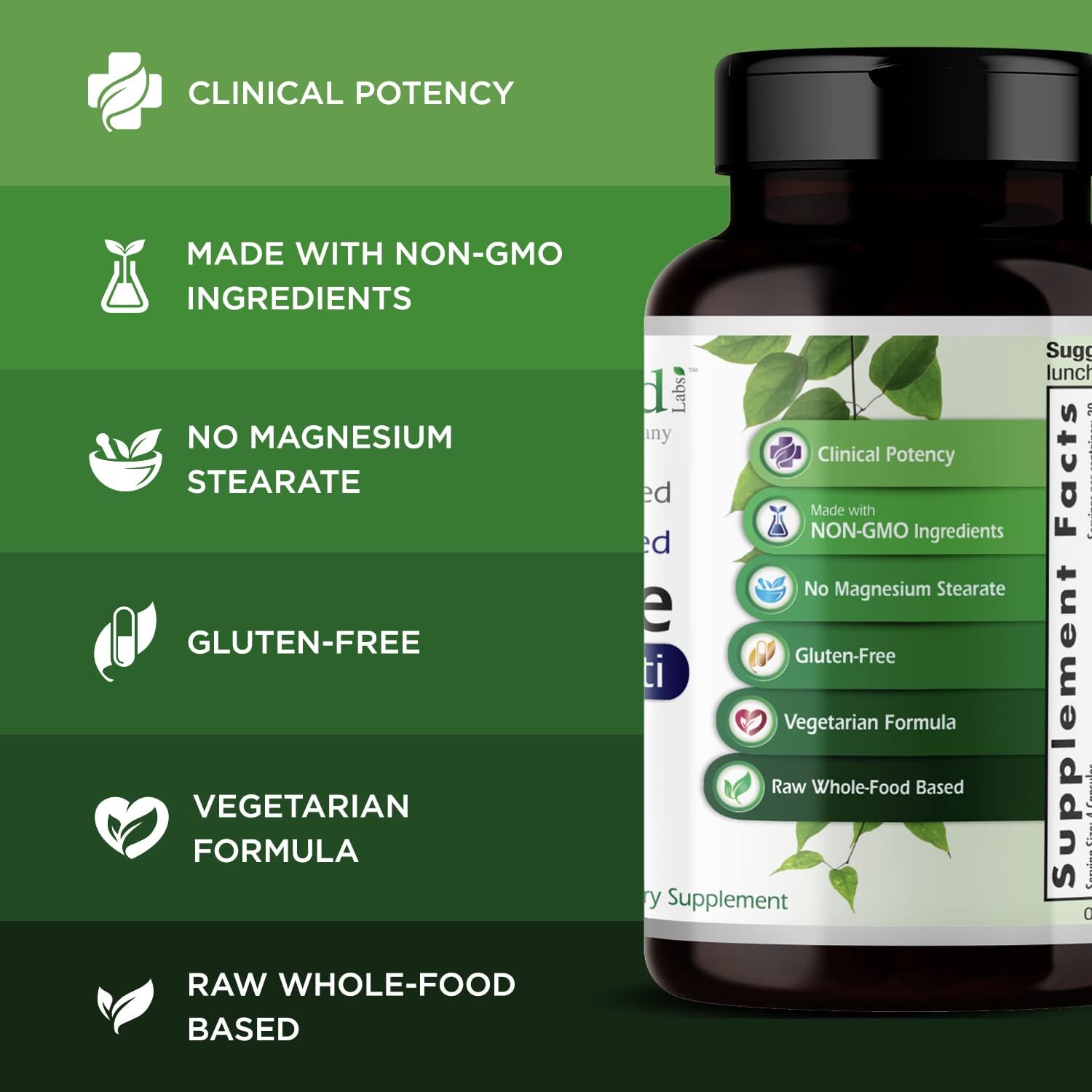 EMERALD LABS Complete Clinical Multi-Multivitamin, 120 Vegetable Capsules E283683
