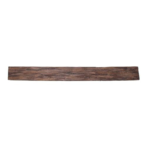 MANTELSDIRECT Mantels Direct Kirwin 60 Inch Non-Combustible Burncrete Concrete Fireplace Mantel Shelf in Rustic Sandstone - Looks & Feels Like Real Wood