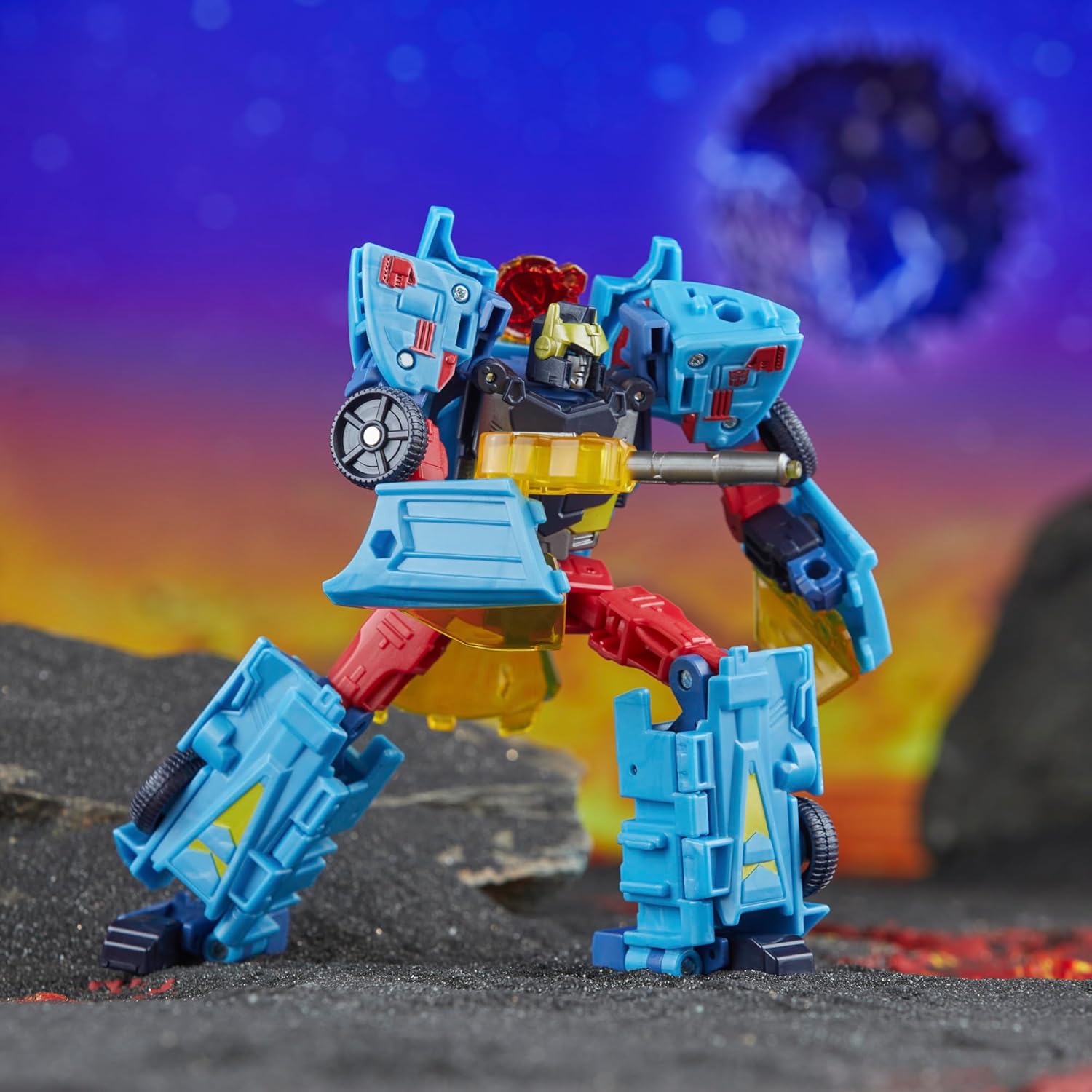 Transformers Legacy United Deluxe Class Cybertron Universe Hot Shot 5.5-inch Action Figure O4323