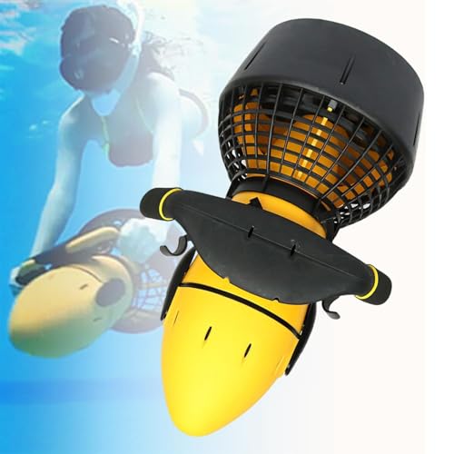 Underwater Propulsion,Electric Underwater Scooter,Electric Water Sports Submersibles Battery Swimming Device,Suitable for Diving, Snorkeling, Underwater Photograph,500W-Lead-acidbattery
