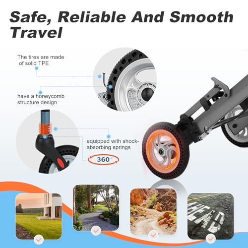 Lightweight Foldable Transport Wheelchair for Adults, 20 LBS O106677
