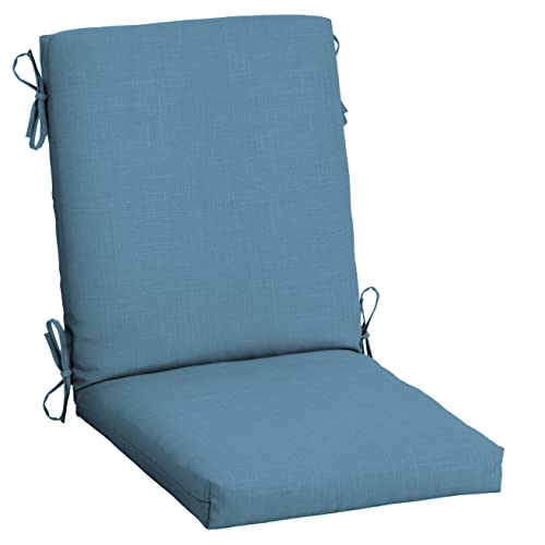 ARDEN Outdoor Dining Chair Cushion 20 x 20 in Weather-Proof Fade Resistant Sapphire Blue J523