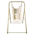 RedSwing Hammock Chair Stand with Hanging Swing Chair Included,Portable Heavy Duty Sturdy Steel Hammock Stand for Indoor Outdoor Patio Backyard, Max Load 330 Lbs
