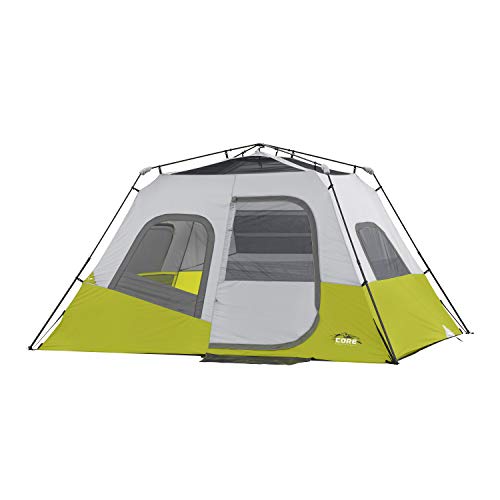 CORE Instant Cabin Tents 6 Person Family Pop Up Camping Tent R26561