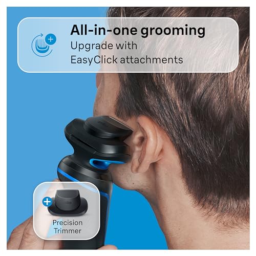 Braun Series 5 5118s Electric Foil Shaver for Men, Wet & Dry, Precision Trimmer, Blue G5086