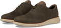 Cole Haan Men's 2.Zerogrand Laser Wing Tip Oxford Lined, Deep Olive Nubuck/Oat, 8