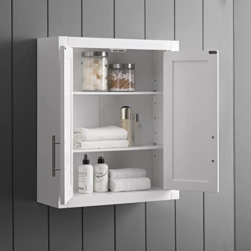 Crosley Furniture Savannah Wall Mounted Medicine Cabinet, White G910