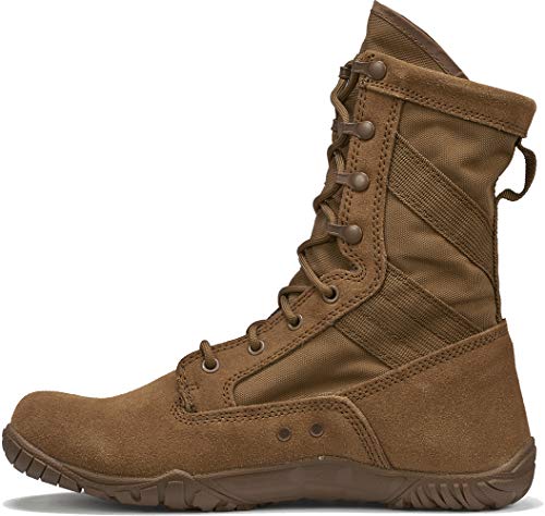 Tactical Research Mini-Mil TR105 8" Men's Tactical Boots Coyote Brown Leather T14426