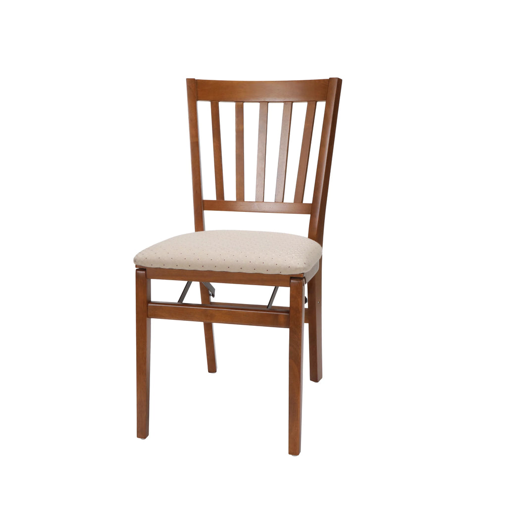 Stakmore School House Folding Hardwood Chair Fruitwood 2-Pack B163705
