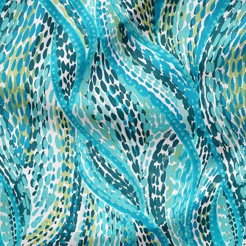 ARDEN Outdoor Dining Chair Cushion 20 x 20 in Weather-Proof Fade Resistant Sapphire Blue J523