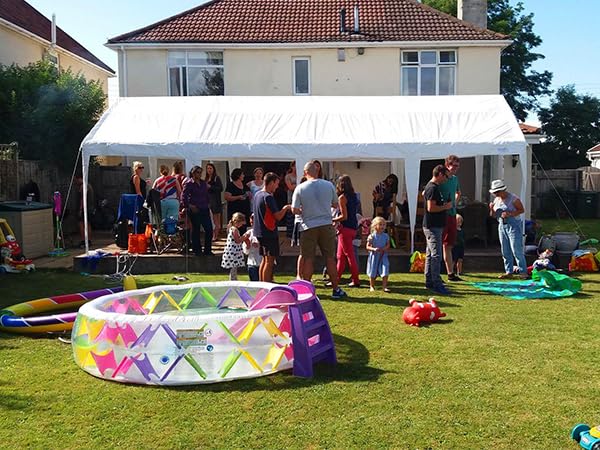 Quictent 20x20 Party Tent Heavy Duty Outdoor Canopy with Storage Bags M75972