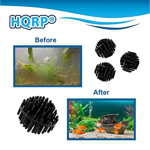 HQRP 50 pcs Bio Balls Filter Media 1.5 Inch for Aquarium Pond N17145